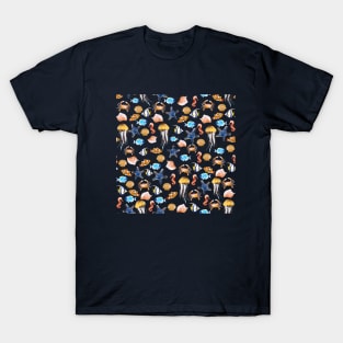 watercolour marine animals T-Shirt